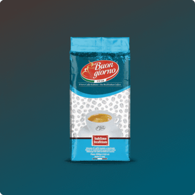 Кафе мляно  Macinato Deca (без кофеин) 250гр.