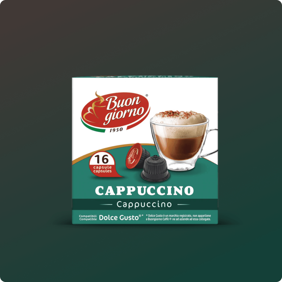 Капсули, съвместими с Dolce Gusto®  Капучино 16 бр.